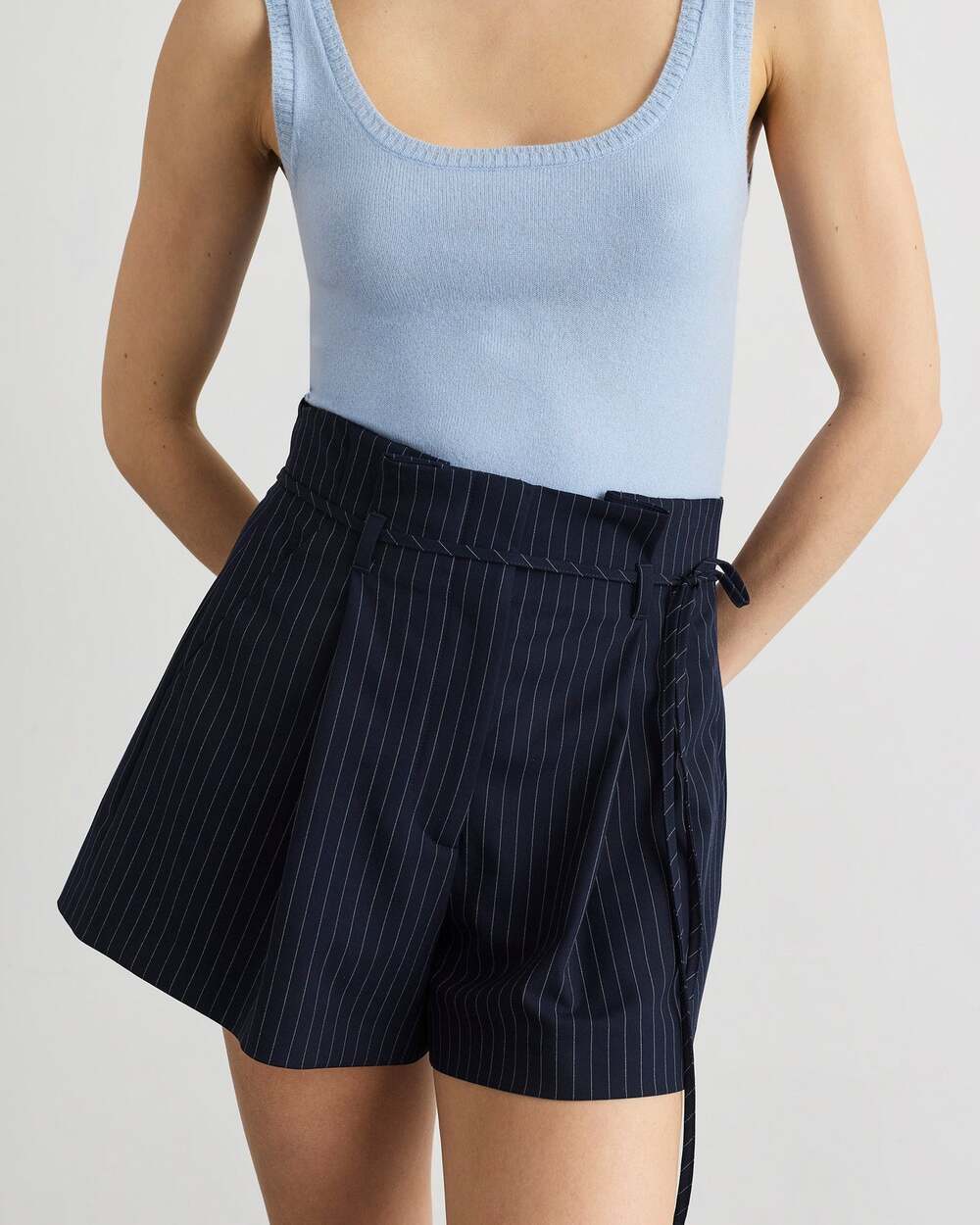 Tanya Taylor Alicia Short in Clana Stripe 6